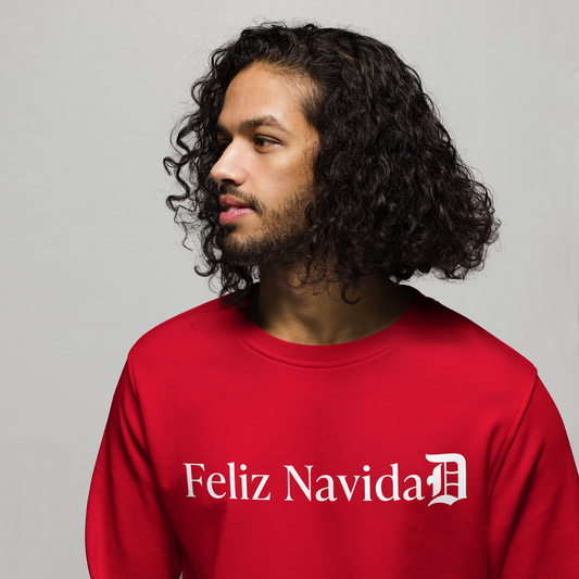 Born On The Block Feliz Navidad Sweatshirt Red