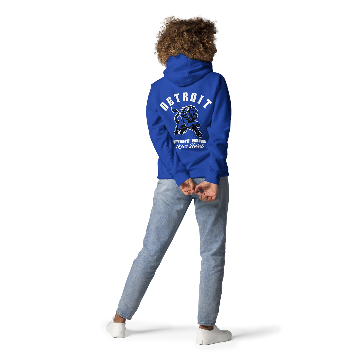 Motown Muscle Rocker Premium Hoodie Blue/White/Black